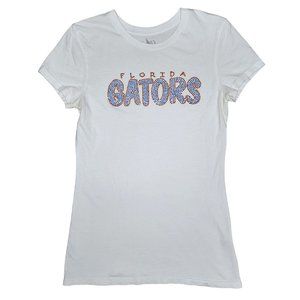 Florida gators football glitter sparkle sequins tee shirt size large